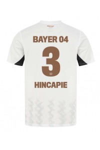 Bayer Leverkusen Piero Hincapie #3 Voetbaltruitje Uit tenue 2024-25 Korte Mouw